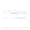 Cuchillo Tramontina Century Chef 8" - Imagen 3